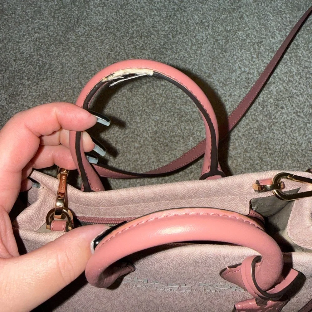 Michael Kors Small Pink Mirella Bag - Picture 3 of 5